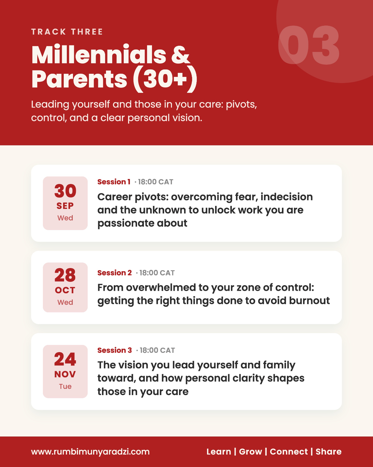 Track Three - Millennials and Parents